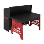 Bike Lift MRS-Moto3 Standard Paddock Module Desk - Black/Red