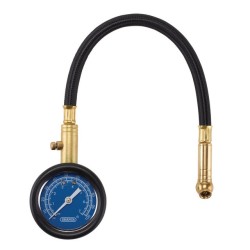 Draper 69924 Tyre Pressure Gauge with Flexible Hose