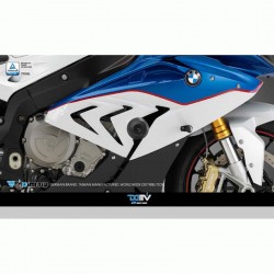 DMV DIFGMKBM06FGEK Motorcycle Fairing Guard For BMW S1000RR - Black