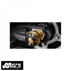 DMV DIRAS3DKA02G Motorcycle Gold Rear Axle Slider