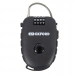 Oxford LK100 Motorcycle 75cm Retra Black Cable Lock