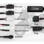 RAYLIGHT X-CAN Led Intelligent Xcan Accessory Manacer Motorcycle Lighting Control