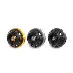 DMV DIFAS3DAP01GD Motorcycle Front Axle Slider - Gold