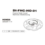 DMV DIFHCHO01 Motorcycle Frame Hole Cover