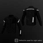 Komine JK-1283 Protective Full Mesh Motorcycle Jacket