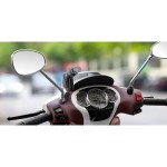 Optiline 90563 Titan Series Pole Orbit Metal Motorbike Mirror Phone Holder with Articulated Arm