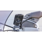 Optiline 90562 Titan Series Pole Metal Motorbike Mirror Phone Holder