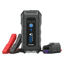 Topdon 1500A Jump Starter Booster Power Bank Flashlight