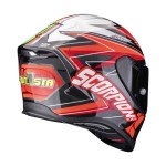 Scorpion EXO-R1 Evo Air Alvaro Replica Red Full Face Motorcycle Helmet - PSB Approved