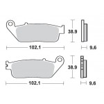 SBS 700HS Front Sinter Motorcycle Brake Pad