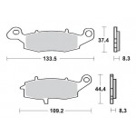 SBS 704HS Front Sinter Motorcycle Brake Pad