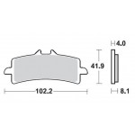 SBS 901HS Front Sinter Motorcycle Brake Pad